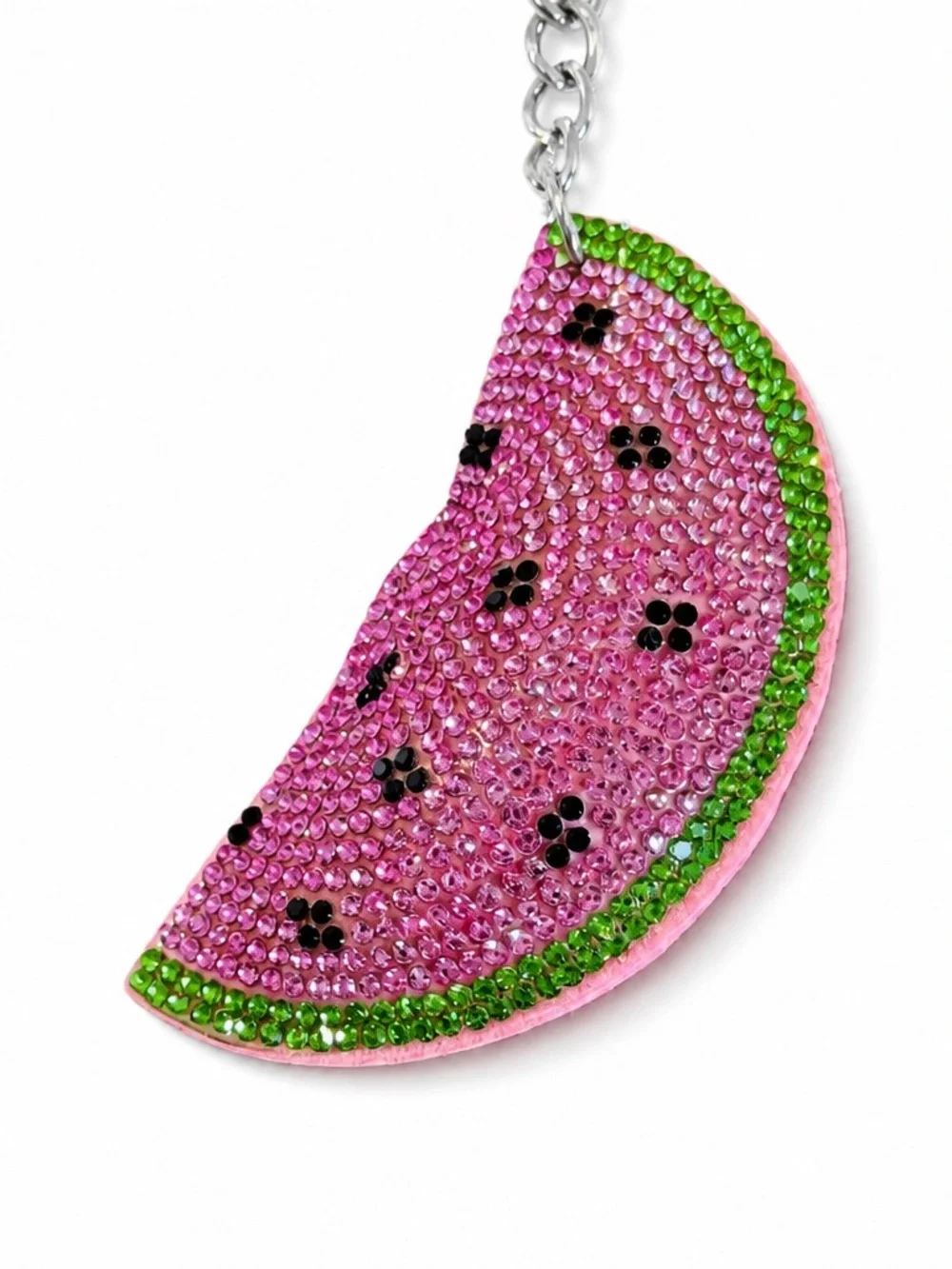 Rhinestone Watermelon Keyring bag backpack charm